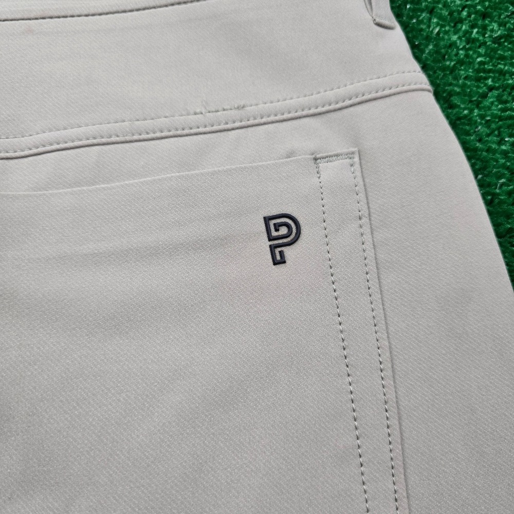 Public Rec Pants Mens 38x30 Beige Chino Flat Front Performance Golf Casual - Picture 15 of 16